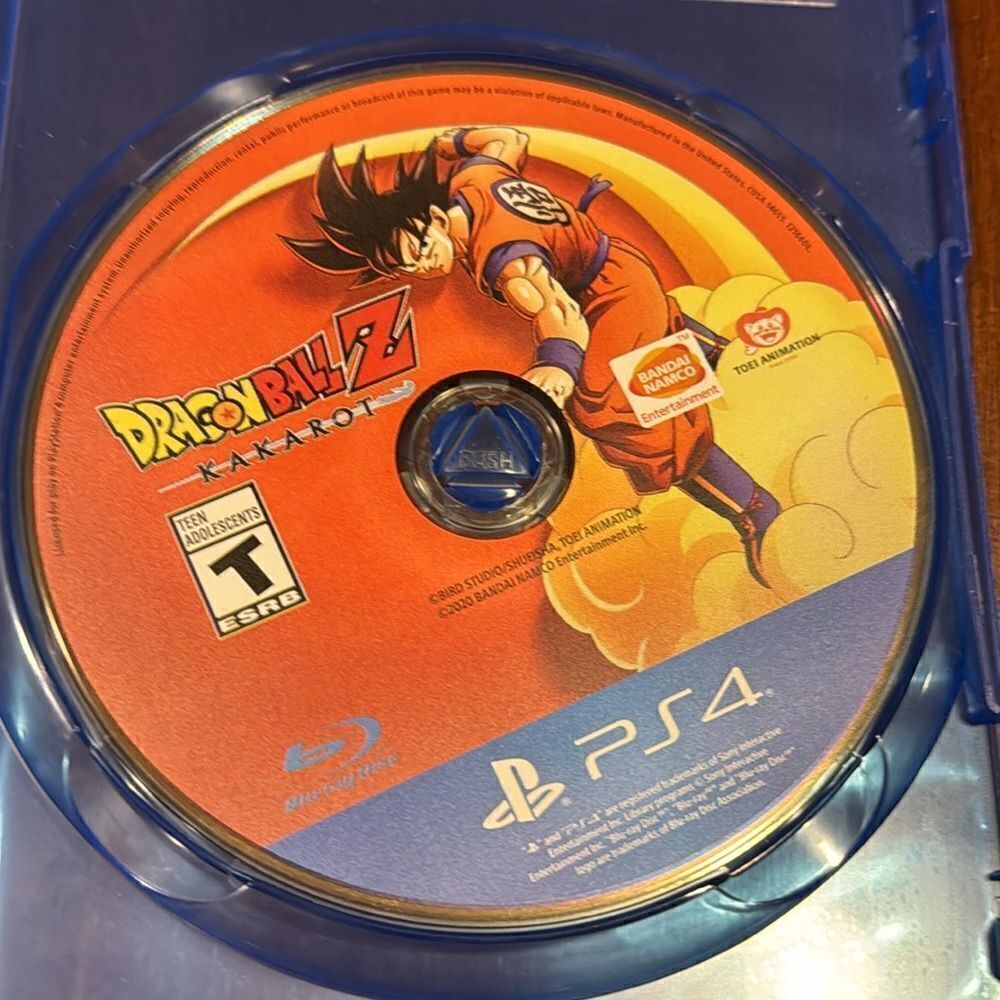 PS 4 DragonBall Z Kakarot Video Game in Case